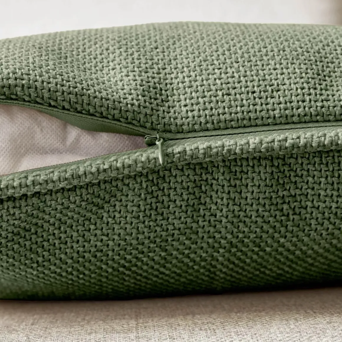 Cuscino rettangolare tessuto (40 x 60 cm) Alba Verde cachi