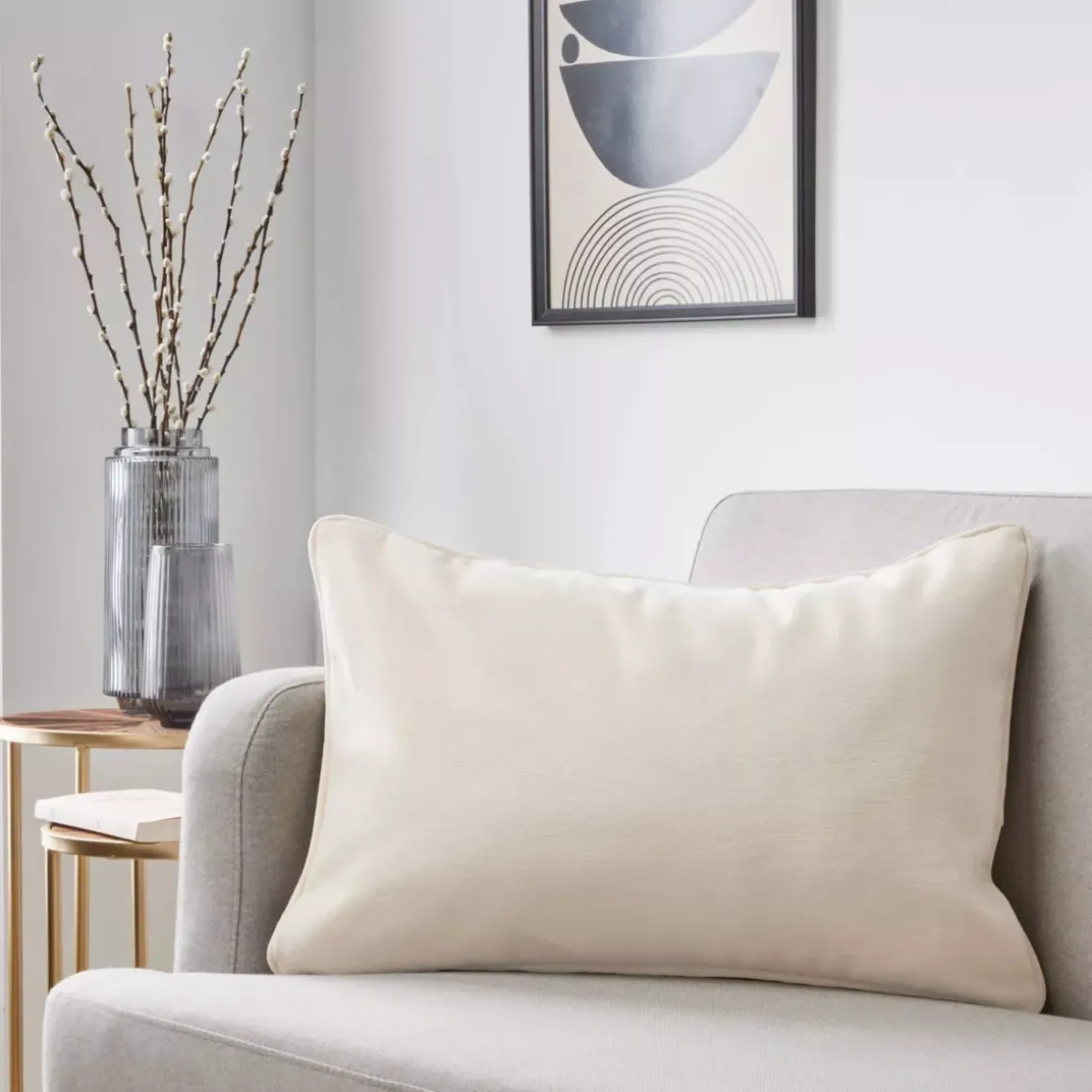 Cuscino Rettangolare (40 x 60 cm) Minuit Beige Sabbia