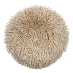STOF Cuscini E Fodere-Cuscino rotondo in pelliccia sintetica (40 cm) Cosylife