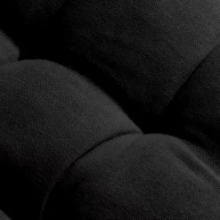 Cuscino rotondo per sedia in cotone (40 cm) Pixel Nero