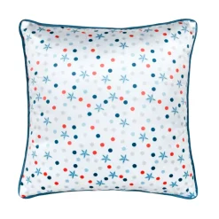 Cuscino velluto per bambini (40 x 40 cm) Moby Blu