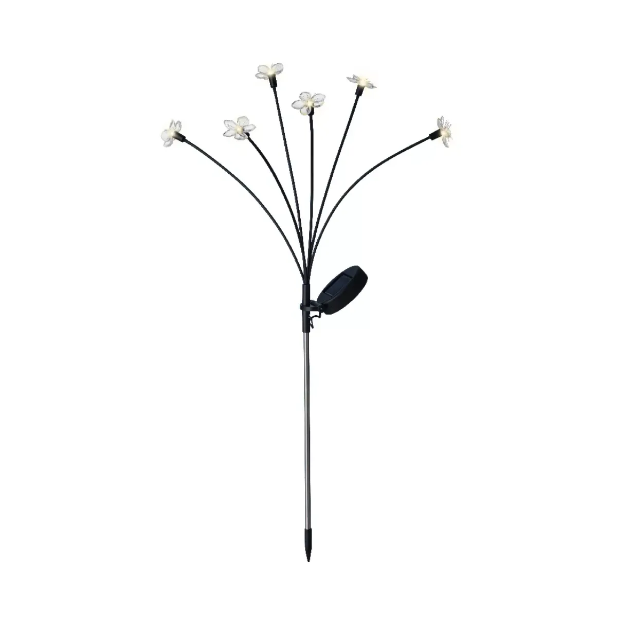 KAEMINGK Luci Per Esterno-Decorazione luminosa Solare da infilare nel terreno (H70 cm) Flowers