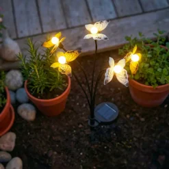 KAEMINGK Luci Per Esterno-Decorazione luminosa Solare con picchetto (H60 cm) Farfalle