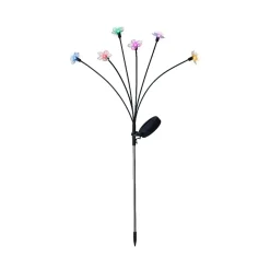 KAEMINGK Luci Per Esterno-Decorazione luminosa Solare da infilare nel terreno (H70 cm) Flowers