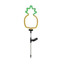 KAEMINGK Luci Per Esterno-Decorazione luminosa Solare da infilare nel terreno (H74 cm) Ananas neon
