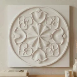 EMINZA Quadri & Decorazioni Murali-Decorazione murale in legno (L50 cm) Mandala