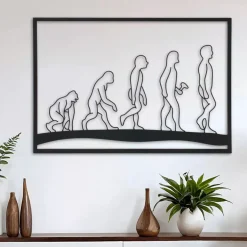 EMINZA Quadri & Decorazioni Murali-Decorazione murale in metallo (70 x Alt 50 cm) Evolution