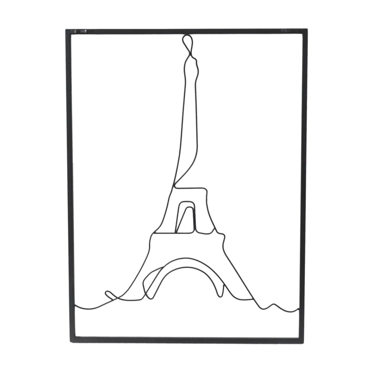 EMINZA Quadri & Decorazioni Murali-Decorazione murale in metallo (Alt 45 cm) Torre Eiffel