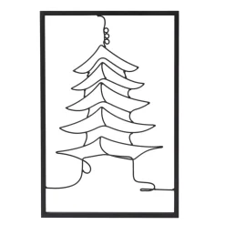 EMINZA Quadri & Decorazioni Murali-Decorazione murale in metallo (Alt 45 cm) Tempio