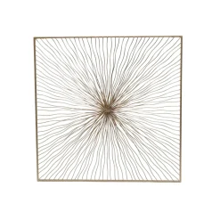 EMINZA Quadri & Decorazioni Murali-Decorazione murale in metallo (71 cm) Helionis