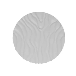 EMINZA Quadri & Decorazioni Murali-Decorazione murale rotonda in legno (70 cm) Thalora Bianca