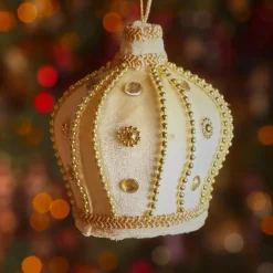 KAEMINGK Addobbi Natalizi-Decorazione natalizia da appendere in velluto (H10 cm) Cna Velluto