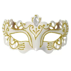 KAEMINGK Addobbi Natalizi-Decorazione natalizia da appendere (H10 cm) Maschera Bianca