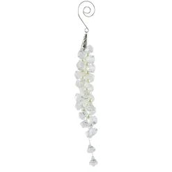 KAEMINGK Addobbi Natalizi-Decorazione natalizia da appendere (H15 cm) Diamanti di brina