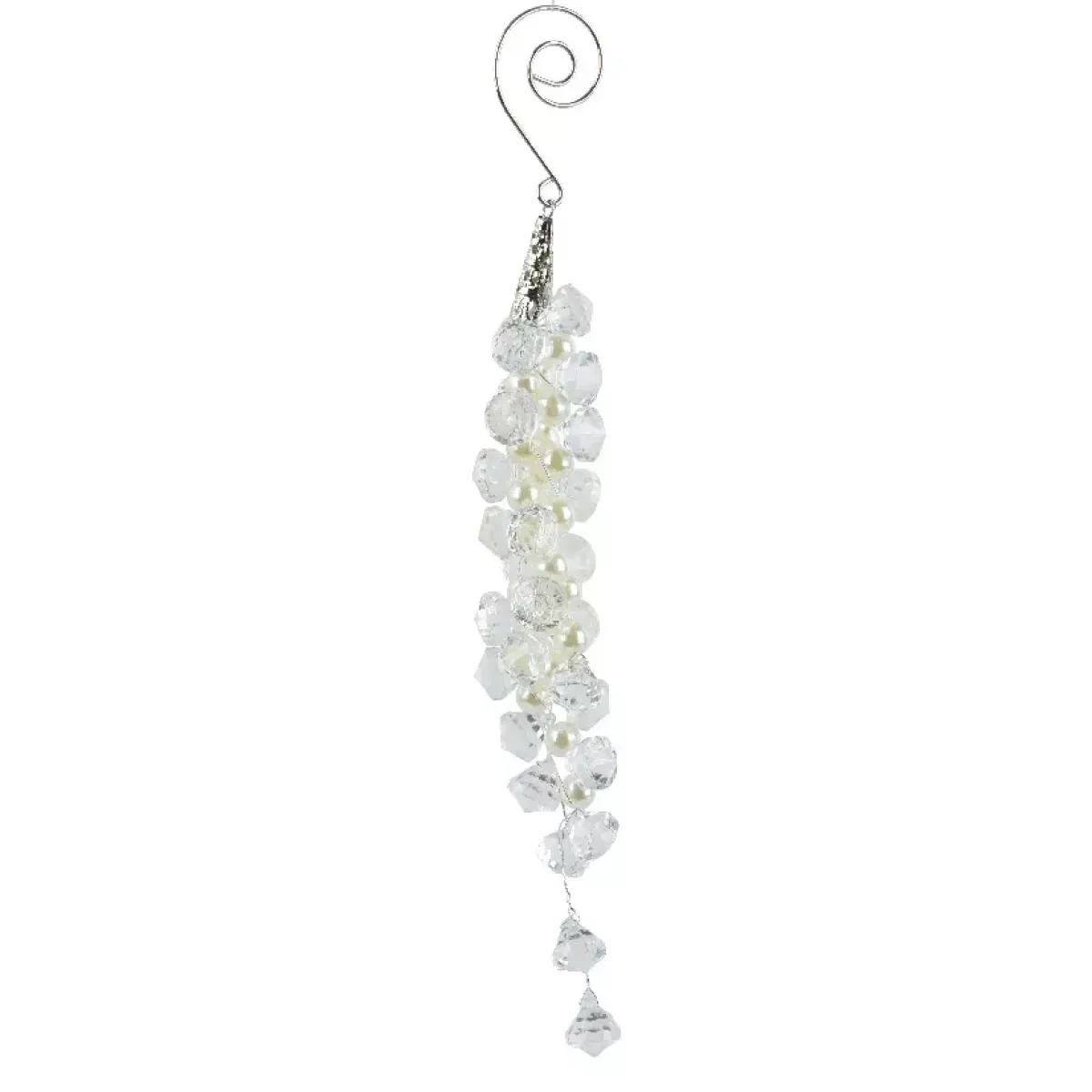 KAEMINGK Addobbi Natalizi-Decorazione natalizia da appendere (H15 cm) Diamanti di brina