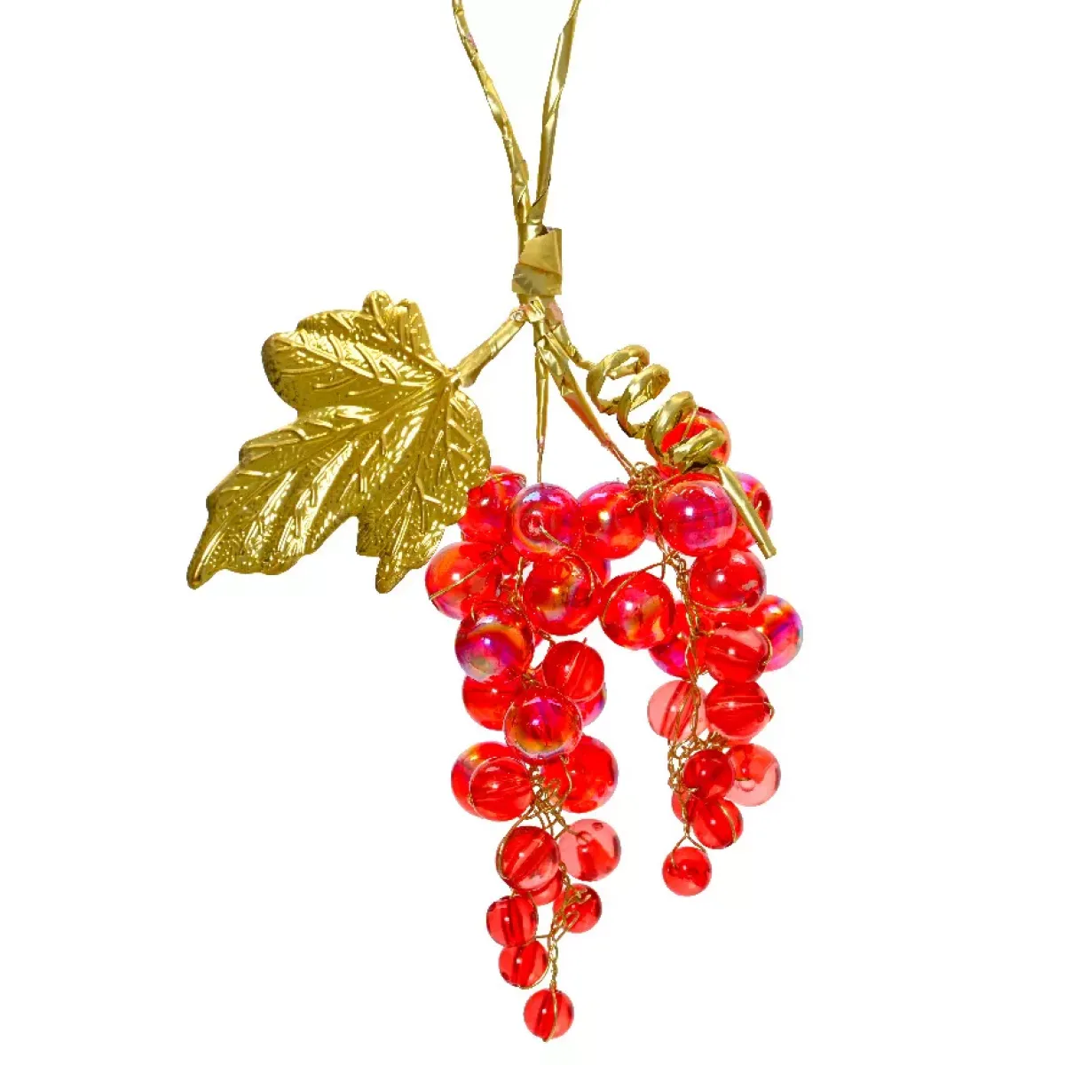 KAEMINGK Addobbi Natalizi-Decorazione natalizia da appendere (H11 cm) Grappolo ghiacciato e oro