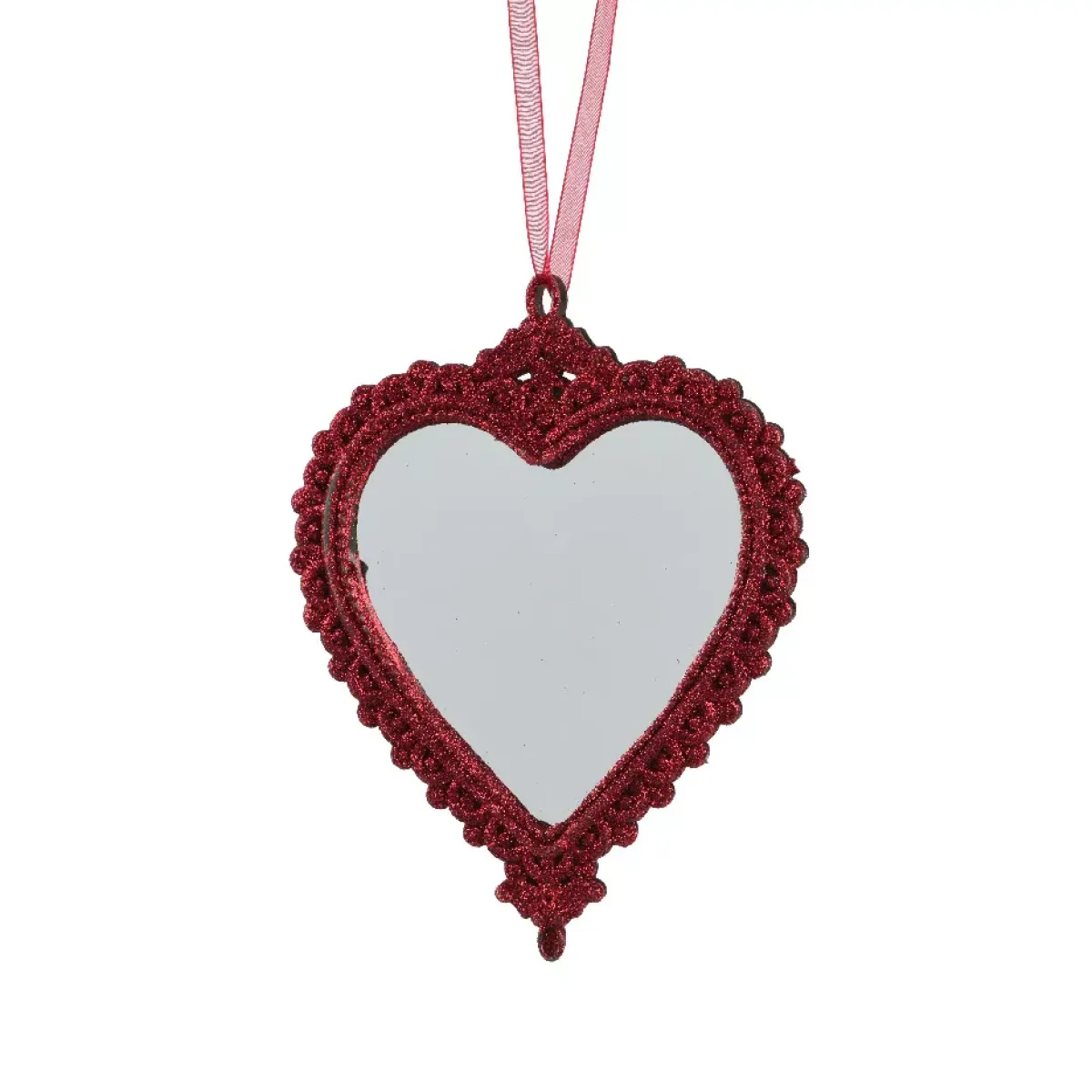 KAEMINGK Addobbi Natalizi-Decorazione natalizia sospesa (H14 cm) Cuore bohémien