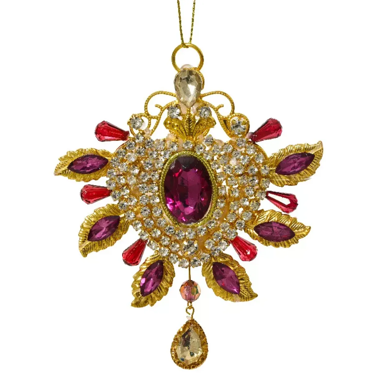 KAEMINGK Addobbi Natalizi-Decorazione natalizia sospesa (H12 cm) Gioiello prezioso