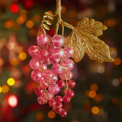 KAEMINGK Addobbi Natalizi-Decorazione natalizia sospesa (H11 cm) Grappolo ghiacciato Fico e oro