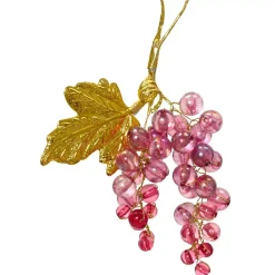 KAEMINGK Addobbi Natalizi-Decorazione natalizia sospesa (H11 cm) Grappolo ghiacciato Fico e oro