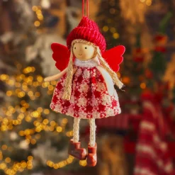 KAEMINGK Addobbi Natalizi-Decorazione Natalizia Sospesa (H13 cm) Angelo Isy