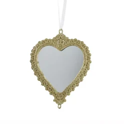 KAEMINGK Addobbi Natalizi-Decorazione natalizia sospesa (H14 cm) Cuore bohémien