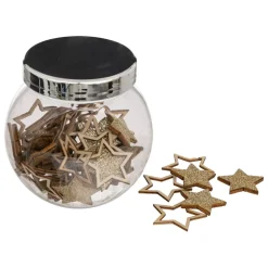 Decorazione Da Tavola-Decorazioni da spargere (20 gr) Piccole stelle in legno