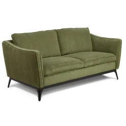 Divano-Divano a due posti in velluto a coste (169 cm) Owen Verde pino