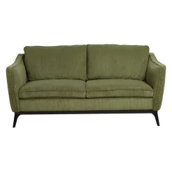 Divano-Divano a due posti in velluto a coste (169 cm) Owen Verde pino