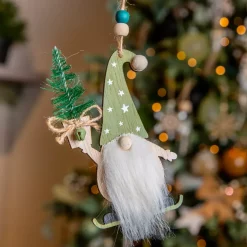 KAEMINGK Addobbi Natalizi-Elfo di Natale da appendere (H11 cm) Il mio albero