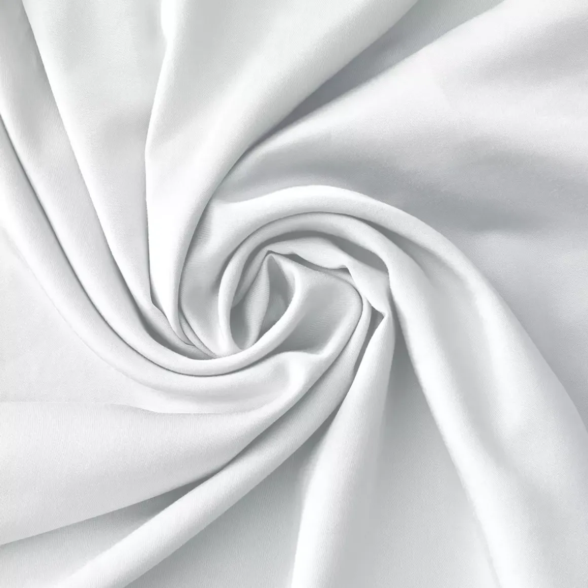 Federa cuscino a rullo in raso di bambù (L185 cm) Sienna Bianco panna