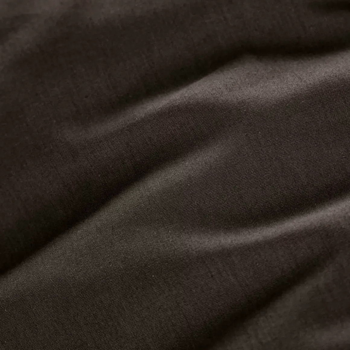 Federa cuscino a rullo percalle di cotone (L185 cm) Cali Nero