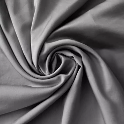Federa cuscino a rullo raso di bambù (L185 cm) Sienna Grigio granito