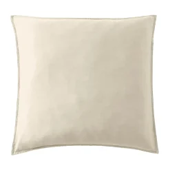 Federa cuscino letto quadrato lyocell Tencel™ lavato (80 x 80 cm) Olivia Beige pampa