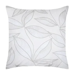 Federa cuscino letto quadrata percalle di cotone (63 x 63 cm) Matisse Grigio
