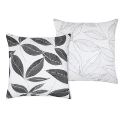 Federa cuscino letto quadrata percalle di cotone (63 x 63 cm) Matisse Grigio