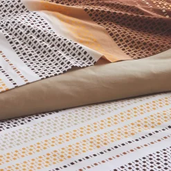 Federa cuscino letto rettangolare cotone (50 x 70 cm) Niagara Marrone castagna