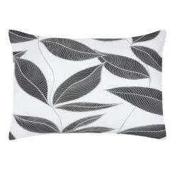 Federa cuscino letto rettangolare percalle di cotone (50 x 70 cm) Matisse Grigio