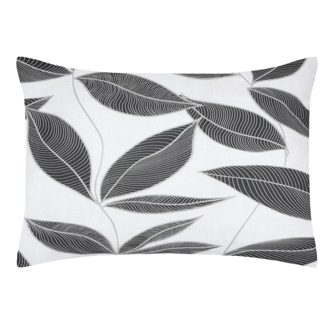 Federa cuscino letto rettangolare percalle di cotone (50 x 70 cm) Matisse Grigio