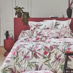 Federa cuscino letto rettangolare cotone (50 x 70 cm) Penelope Rosa