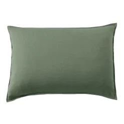 Federa cuscino letto rettangolare in lyocell Tencel™ lavato (50 x 80 cm) Olivia Verde rosmarino