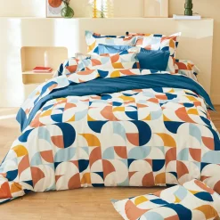 Federa cuscino letto rettangolare percalle di cotone (50 x 70 cm) Modulo Multicolore