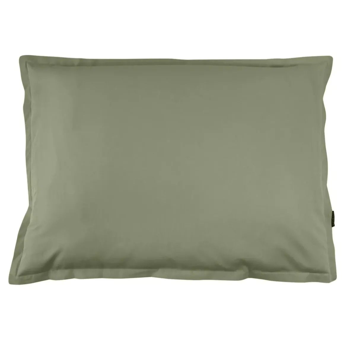 Federa cuscino rettangolare percalle di cotone (80 cm) Cali Verde rosmarino
