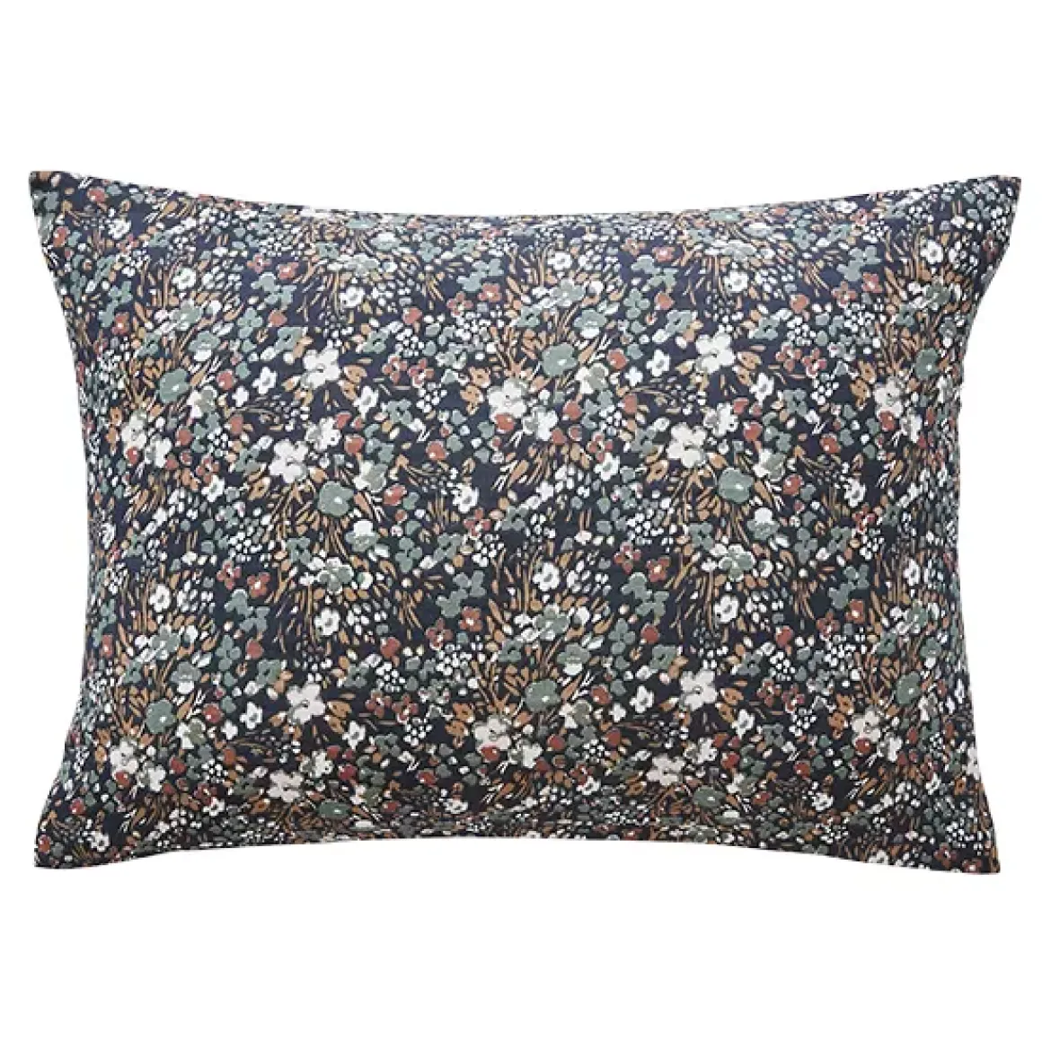 Federa cuscino rettangolare garza di cotone (50 x 70 cm) Constance Blu notte