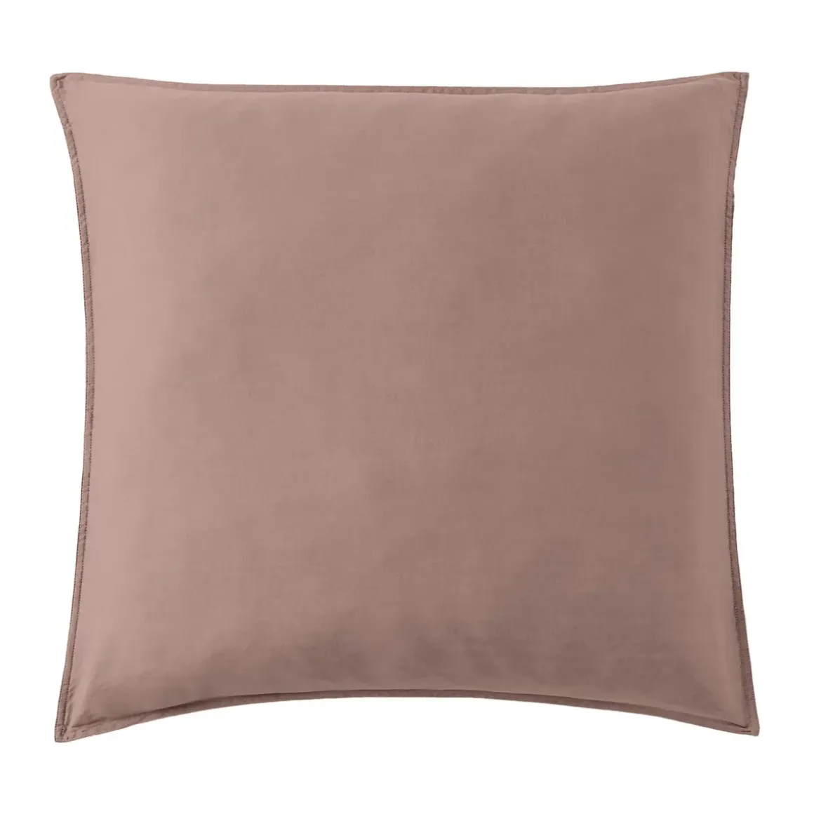Federa per cuscino da letto quadrata in lyocell Tencel™ lavato (80 x 80 cm) Olivia Rosa blush