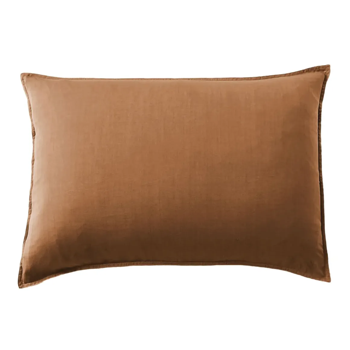 Federa per cuscino da letto rettangolare in lyocell Tencelâ„¢ lavato (50 x 80 cm) Olivia Camel
