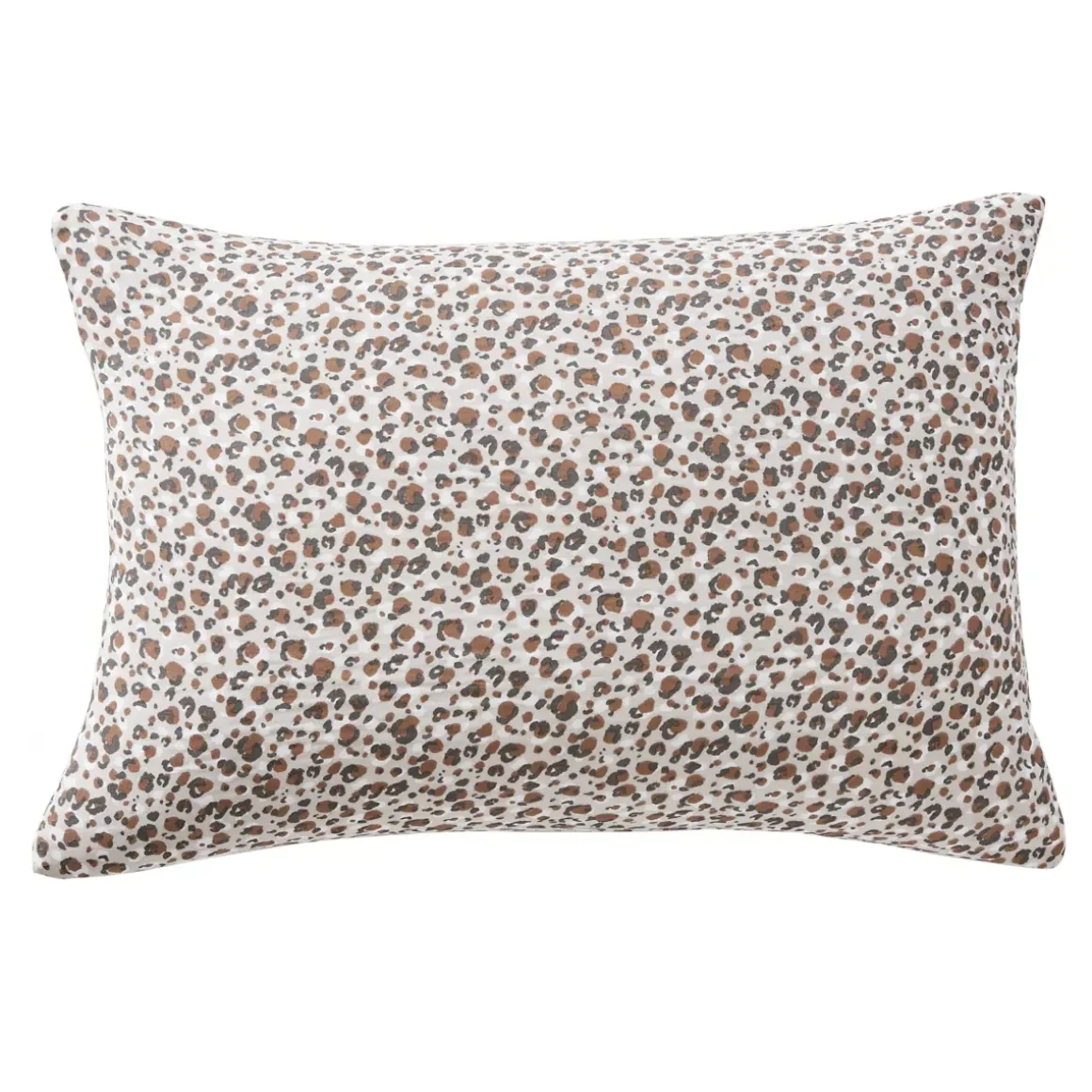 Federa per cuscino letto rettangolare in garza di cotone (50 x 70 cm) Rosa Marrone