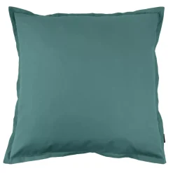 Federa per cuscino quadrata in percalle di cotone (80 x 80 cm) Cali Blu anatra