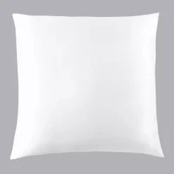 Federa per cuscino quadrata in seta di gelso (80 x 80 cm) Mizuki Bianca