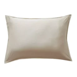 Federa per cuscino rettangolare in raso di bambù (50 x 80 cm) Sienna Beige